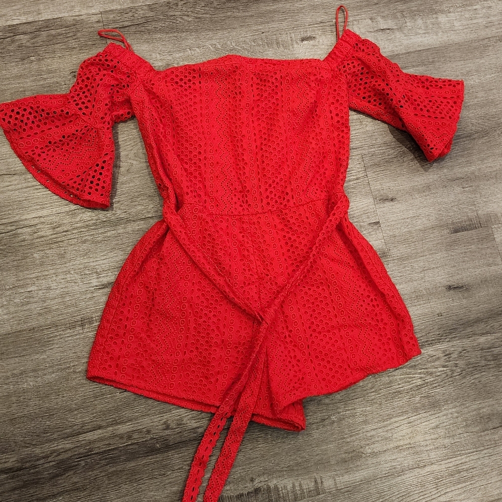 LIKELY Embroidered short jumper